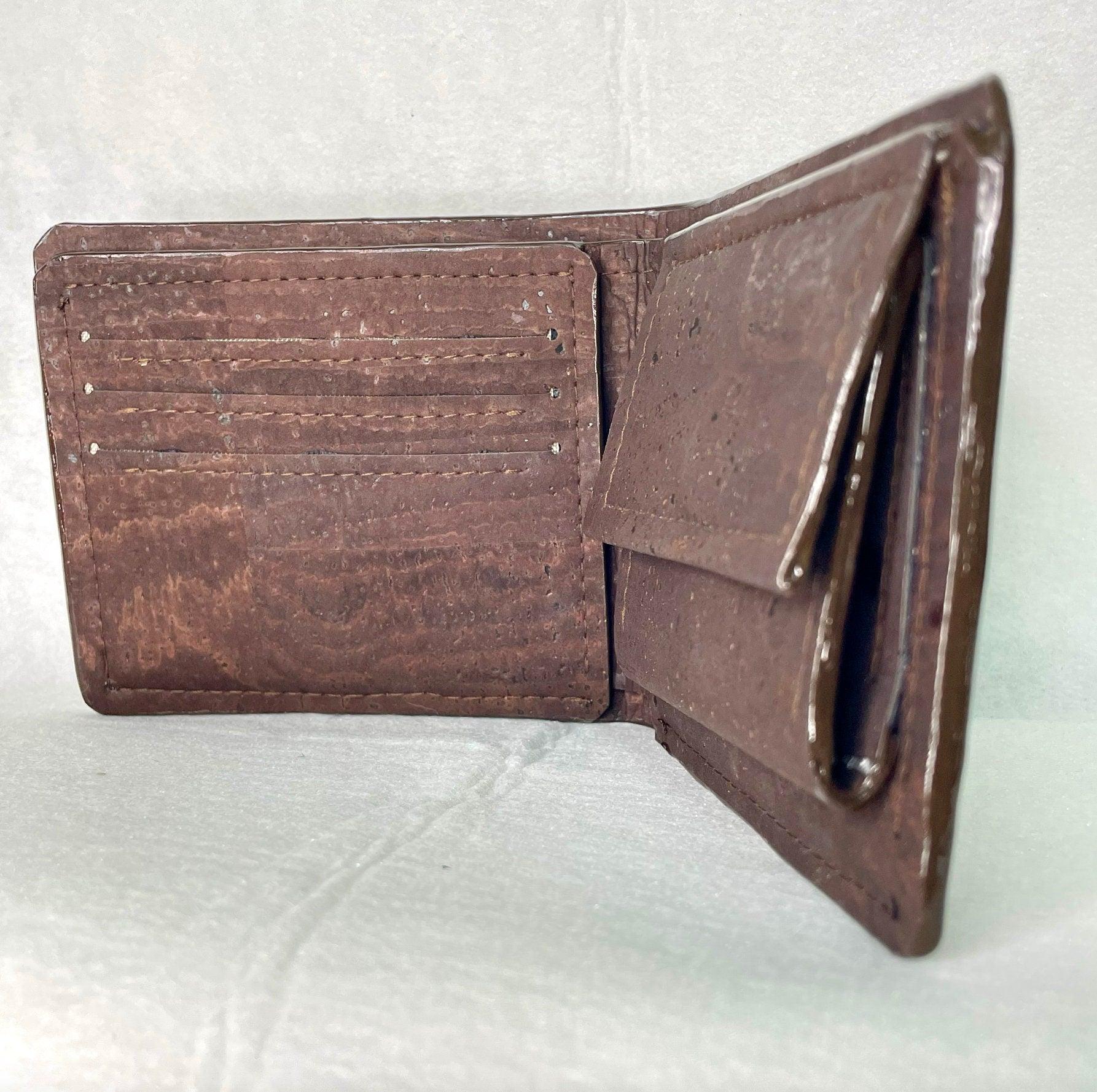 Brown bifold wallet
